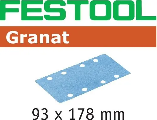Festool STF 93X178 P40 GR/50 - Brusný papír Granat