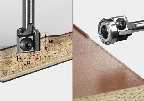 Festool S8 HW D19 12x12 KL OFK - Lícovací fréza s vyměnitelnými břitovými destičkami