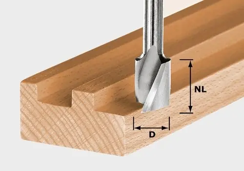 Festool HW Spi S8 D8/25 - Spirálová drážkovací fréza