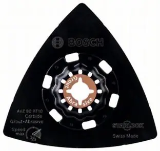 Bosch RIFF AVZ 90 RT10 - Karbidová brusná deska (balení 1 kus)