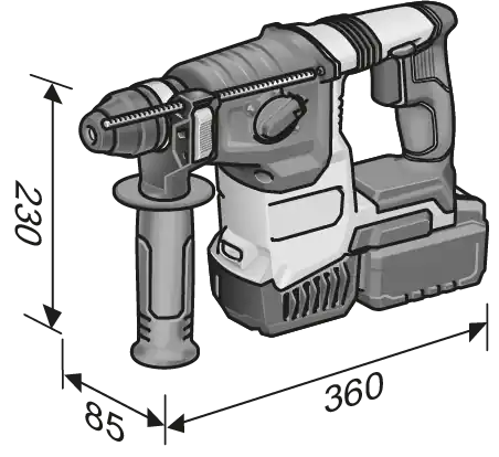 FLEX – CHE 2-26 18.0-EC/5.0 Set – Aku vrtací kladivo