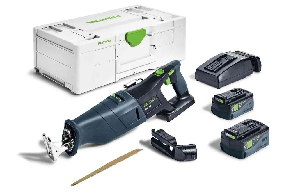 Festool RSC 18 5,0 EB-Plus - Akumulátorová pila ocaska (včetně aku a nabíječky)