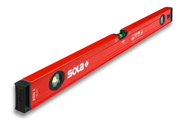 Hliníkové vodováhy RED 3 SOLA ,80cm