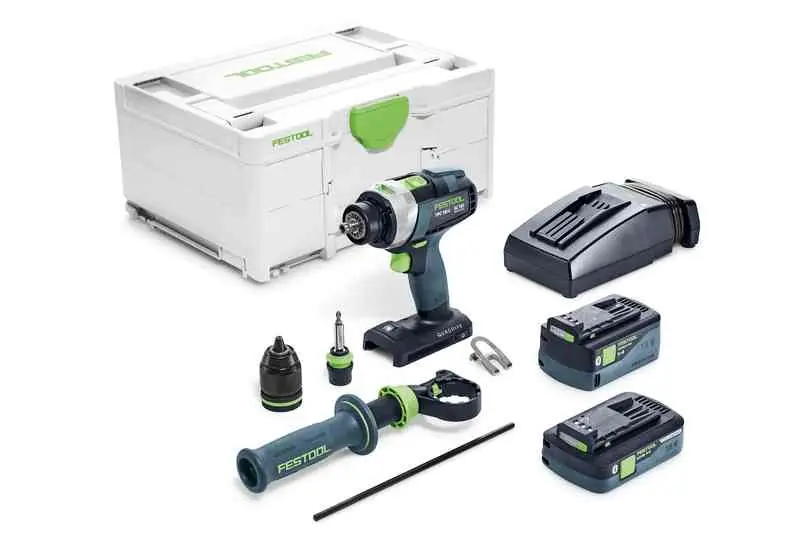 Festool QUADRIVE TPC 18/4 5,0/4,0 I-Plus - Akumulátorový příklepový vrtací šroubovák