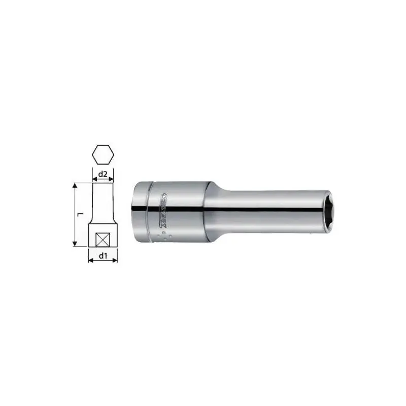 Hlavice 32,0mm 1/2" 12hranná - prodloužená TONA
