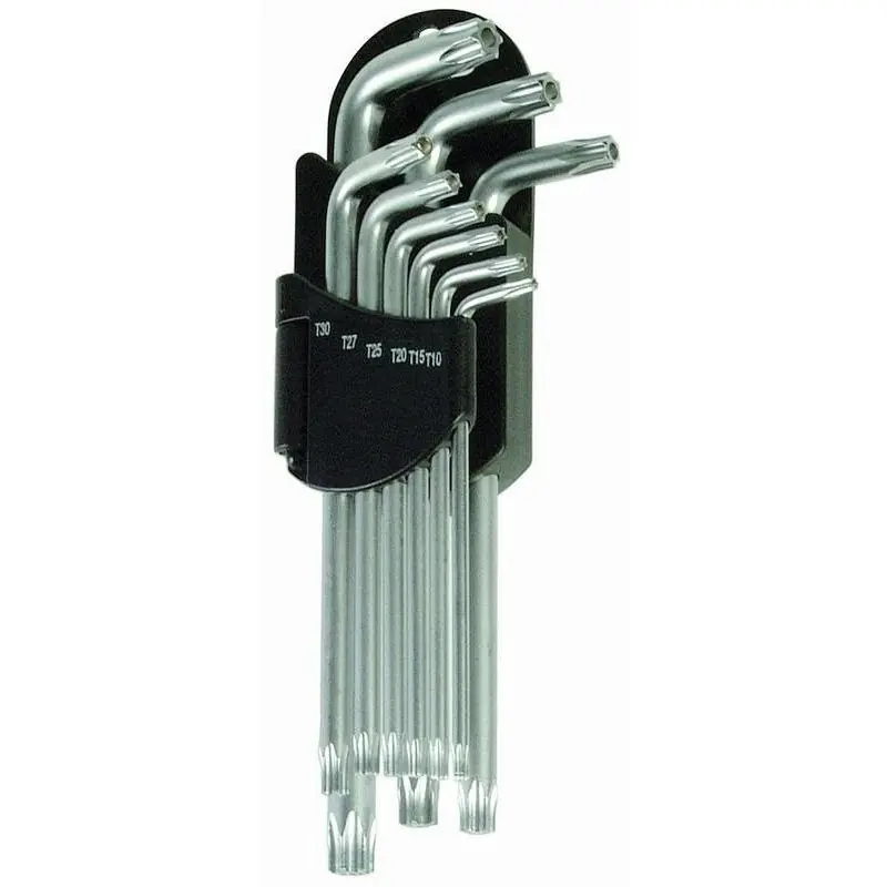 Sada TORX klíčů T10-T50 s otvorem 9dílná