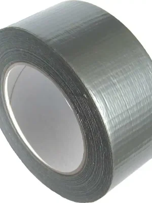 Páska izolační textilní 25 mm x 25 m - stříbrná ALU