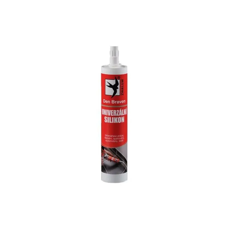 Tmel silikon univerzální 280 ml - transparentní Den Braven