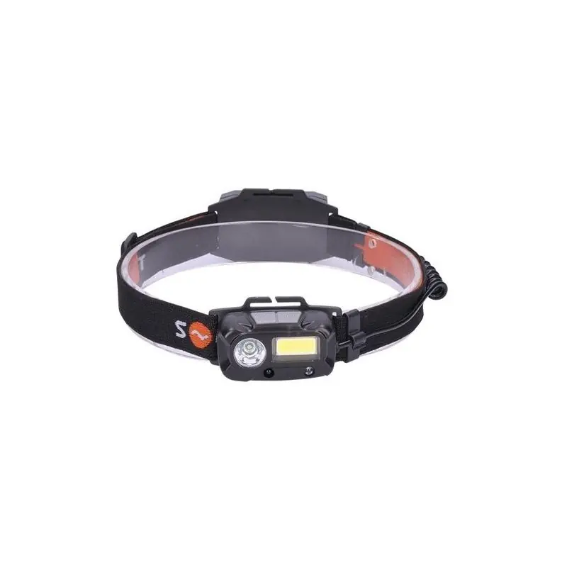 Svítilna čelovka nabíjecí 3W + COB 150 + 60 lm LED Li-ion