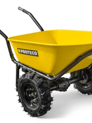 Akumulátorové kolečko PROFI 100l | 260 Kg | 12 AH |s regulací rychlosti