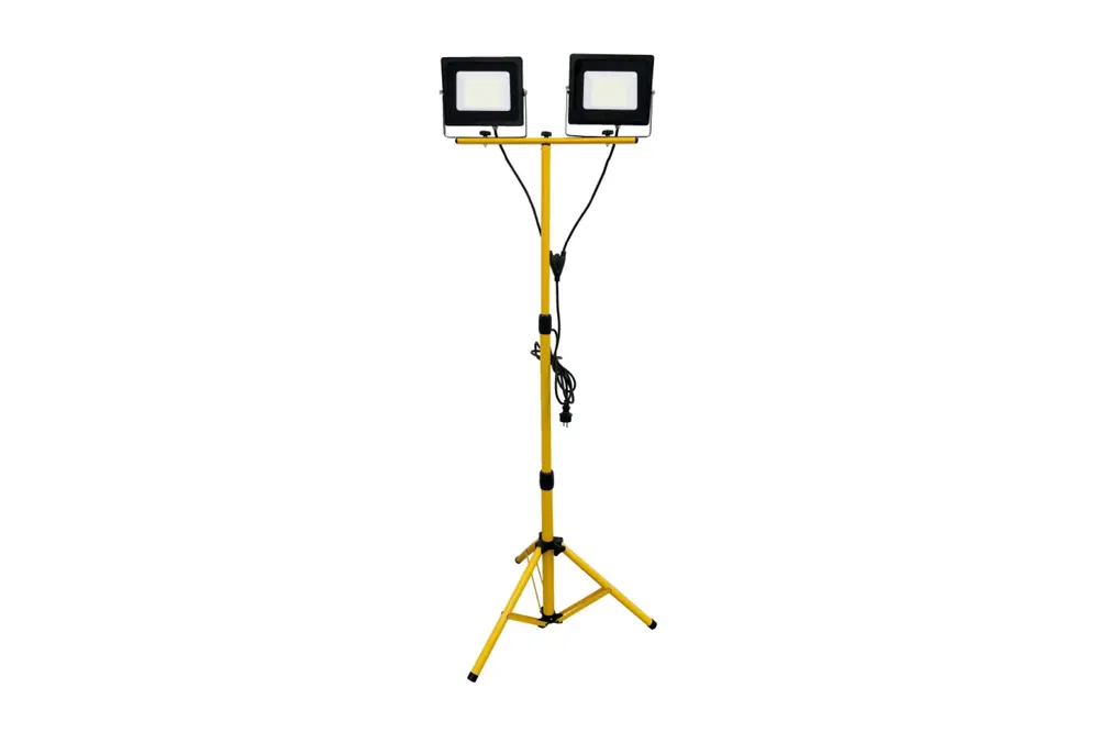 LED reflektor dvojitý 2 x 50 W, 230 V na stojanu