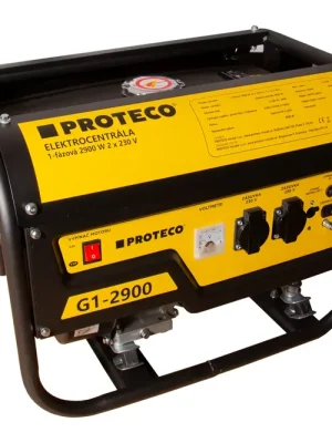 elektrocentrála 1-fázová 2900W (AC 2x230V, DC 1x12V)