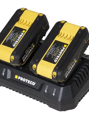 2x akumulátor 2 Ah + nabíječka DUAL 4.0 A