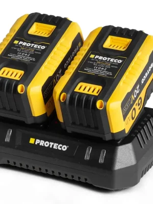 2x akumulátor 6 Ah + nabíječka DUAL 4.0 A