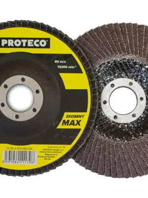 kotouč lamelový zkosený MAX 125 mm AO, zr.80 - ocel