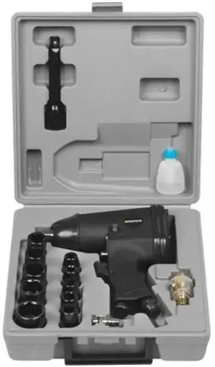 utahovák pneu.pistol. 1/2" 6-8 bar 312 Nm + hlavice v kufru