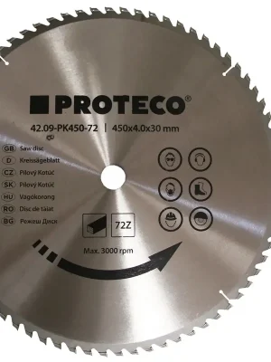 kotouč pilový SK 450 x 3,6 x 30 72z
