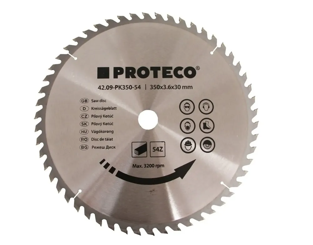kotouč pilový SK 350 x 3.6 x 30 54z + redukce 30/20 mm