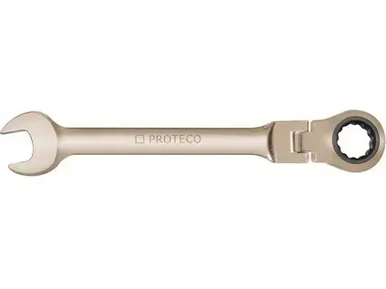klíč ráčnový očkoplochý 11 mm s kloubem CrV