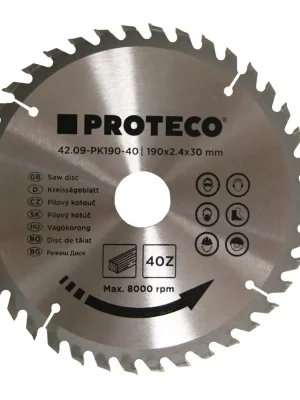 kotouč pilový SK 190 x 2.4 x 30 40z + redukce 30/20 mm