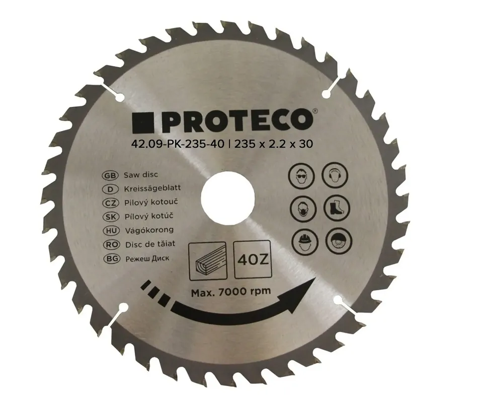kotouč pilový SK 235 x 2.2 x 30 | 40 zubů
