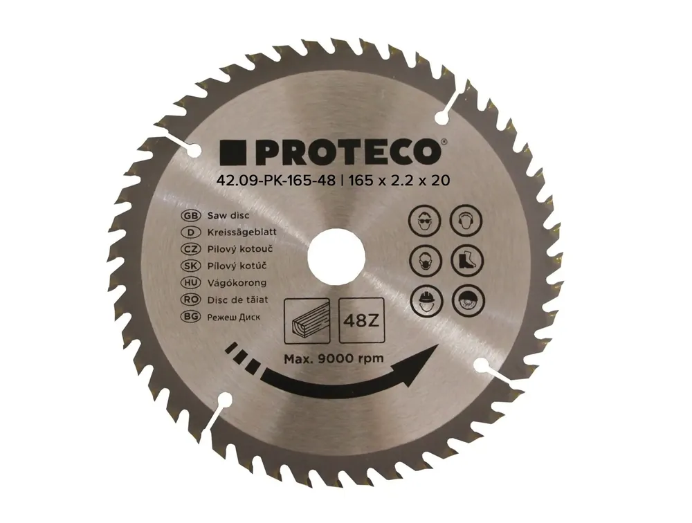 kotouč pilový SK 165 x 2.2 x 20 | 48 zubů