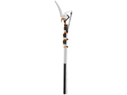 nůžky na větve teleskopické s pilkou (housenice) 140-330cm