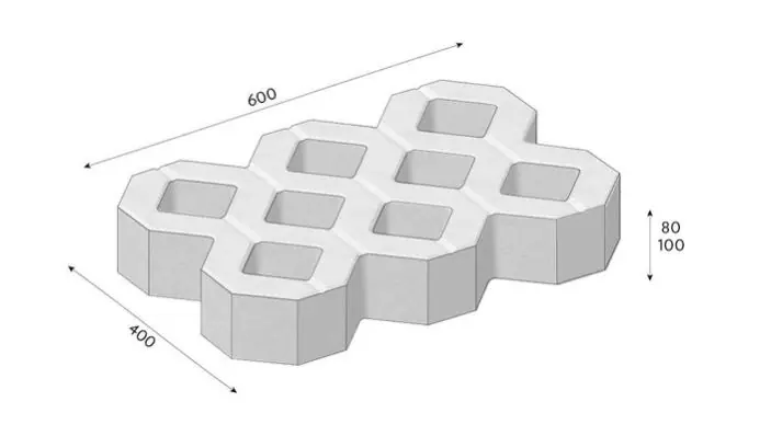CSB-Tvárnice vegetační zatrav. 40*60/tl.8cm přírodní /44ks/pal/