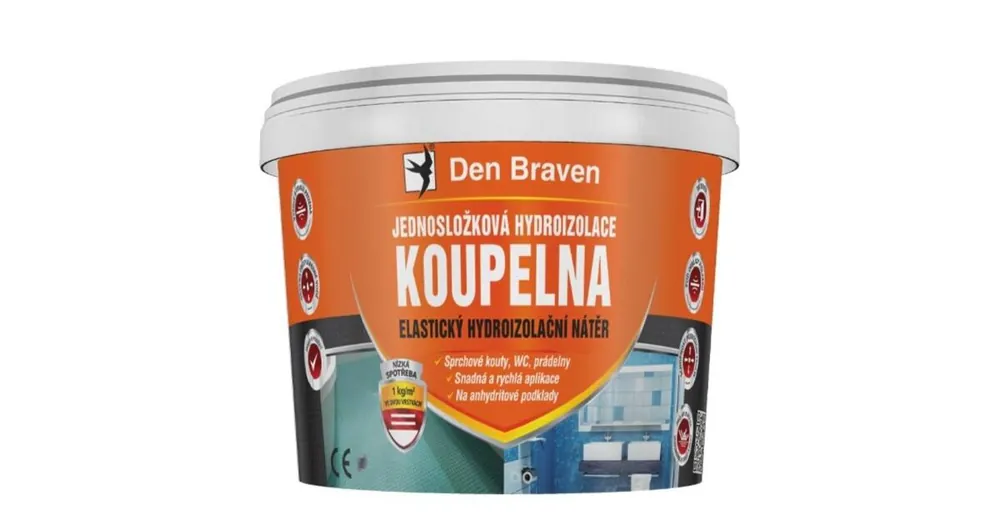 Hydroizolace jednosložková, KOUPELNA, 13 kg
