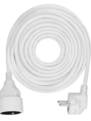 1z prodlužovací přívod - spojka, 10m, 3 x 1,5mm2, bíla. /PS06/