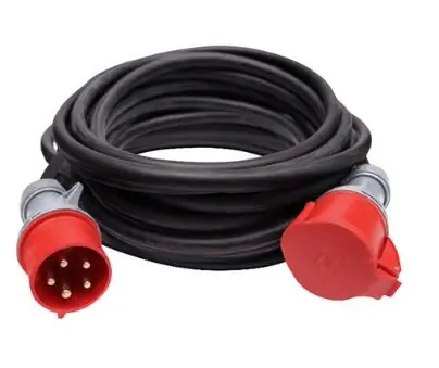 1z prodlužov.pří.-spojka 400V/32A 15m,H05RR-F5G 2,5mm /PS62-32A/