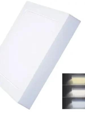 5 LED panel přisazený, 18W, 1530lm, 4,4,6000K, čtver.,bílý /WD173/