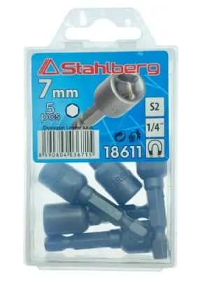 Adaptér sada 1/4",6 hran,7mm /118611/