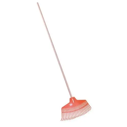 Hrábě plastové s násadou 150cm /145322/ 61134