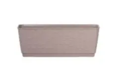 Truhlík Ratolla s miskou 49,2*17,2*17,4cm, béžový /344589/