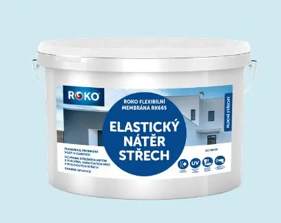 ROKO FLEXIBILNÍ MEMBRÁNA elastický nátěr střech- světle šedá 8kg