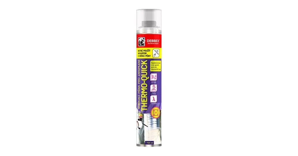 Pěna stříkací pro zateplení, THERMO-QUICK DEBBEX, 750ml