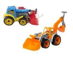 Traktor/bagr/nakladač se 2 lžícemi  /00880122/