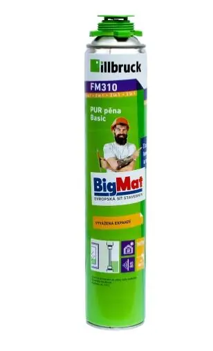 Pěna montážní pistolová illbruck FM310 BigMat 750 ml