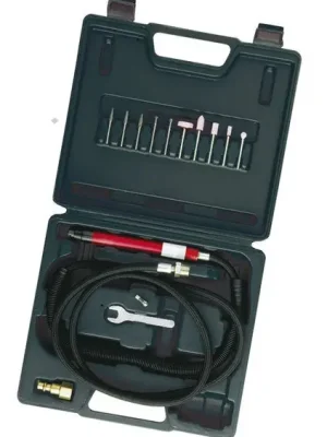 Pneumatická bruska přímá 3mm MINI 60000rpm s příslušenstvím + kufr CP9104QK