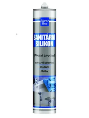 Sanitární silikon 280ml kartuše - šedá Silver Line