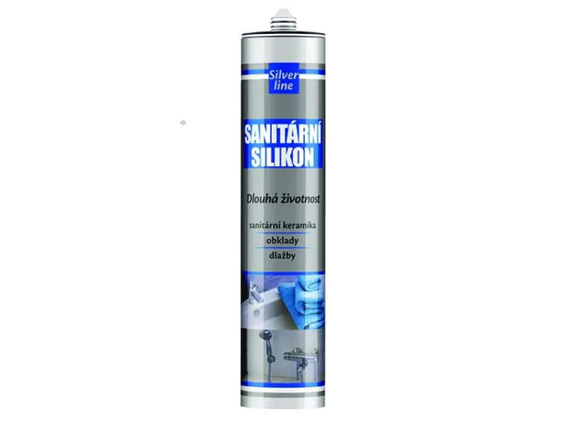 Sanitární silikon 280ml kartuše - šedá Silver Line