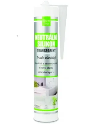 Neutrální silikon 280ml - transparent Silver Line