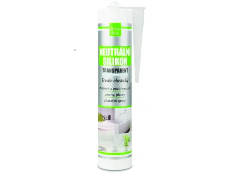 Neutrální silikon 280ml - transparent Silver Line