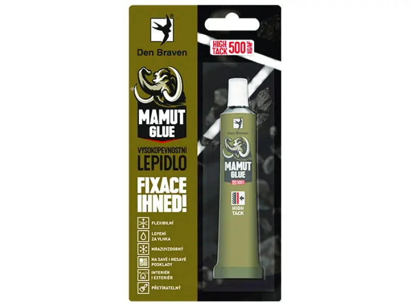 MAMUT GLUE High Tack, tuba v blistru 25 ml, bílá