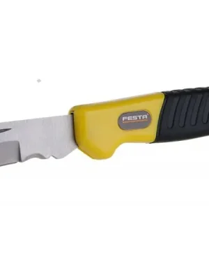 Nůž sklápěcí elektrikářský 85mm /200mm zahnutá čepel FESTA