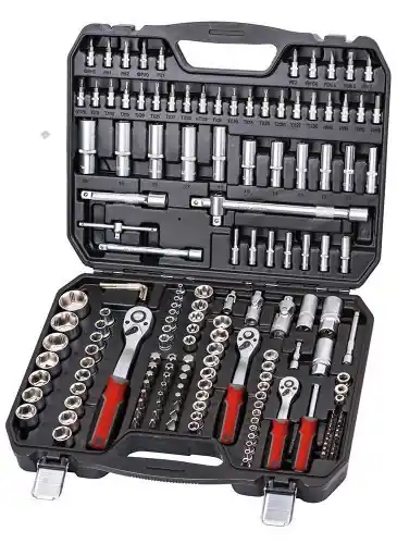 Sada gola 1/4"+1/2"+3/8" 4-32mm s příslušenstvím 171ks FESTA