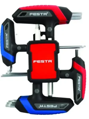 Sada klíčů "T" Inbus 2,5-10,0 mm / Torx T10 - T45 CrV 14ks FESTA