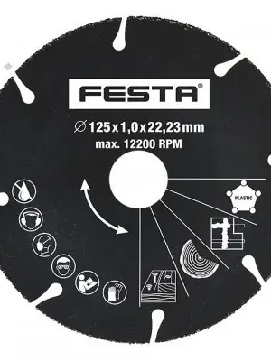 Řezný kotouč univerzální /22,2mm FESTA