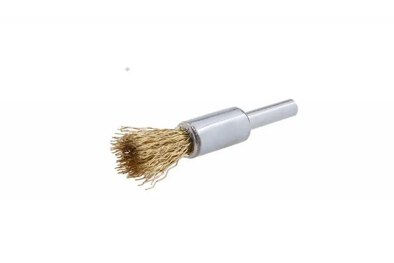 Kartáč koncový vlnitý / 0,3mm - stopka FESTA